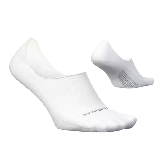 Feetures Socks Women's Elite Light Cushion Invisible White - 5022203 - Tip Top Shoes of New York
