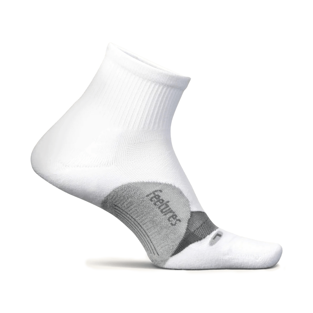 Feetures Women's Elite 1/4 Light Cushion White - 5025398 - Tip Top Shoes of New York