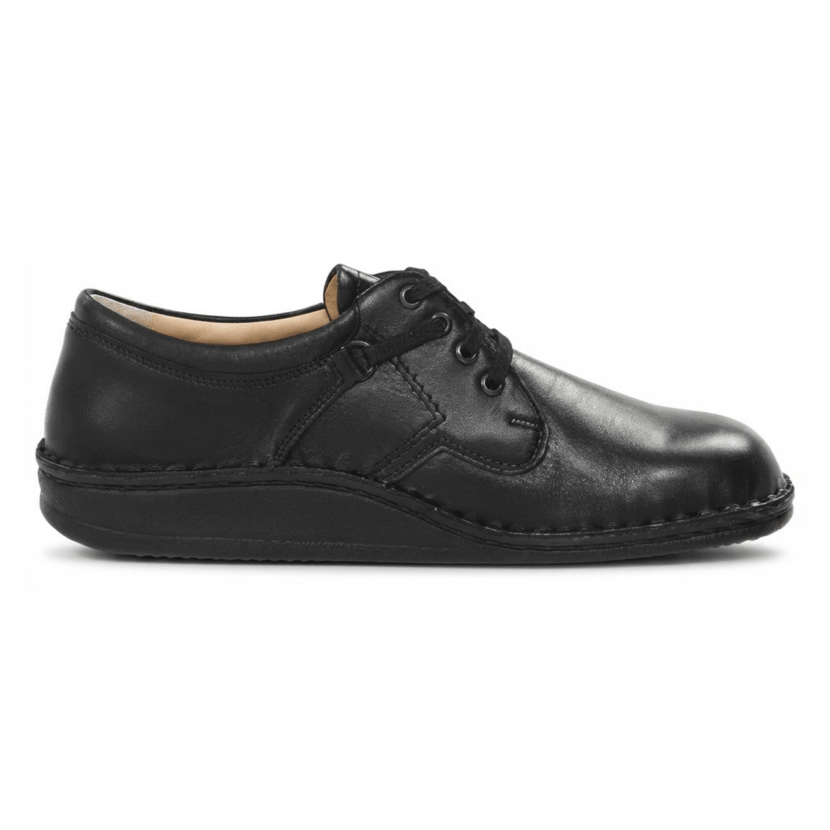 Finn Comfort Men's Vaasa Black Nappa Leather - 11044010 - Tip Top Shoes of New York