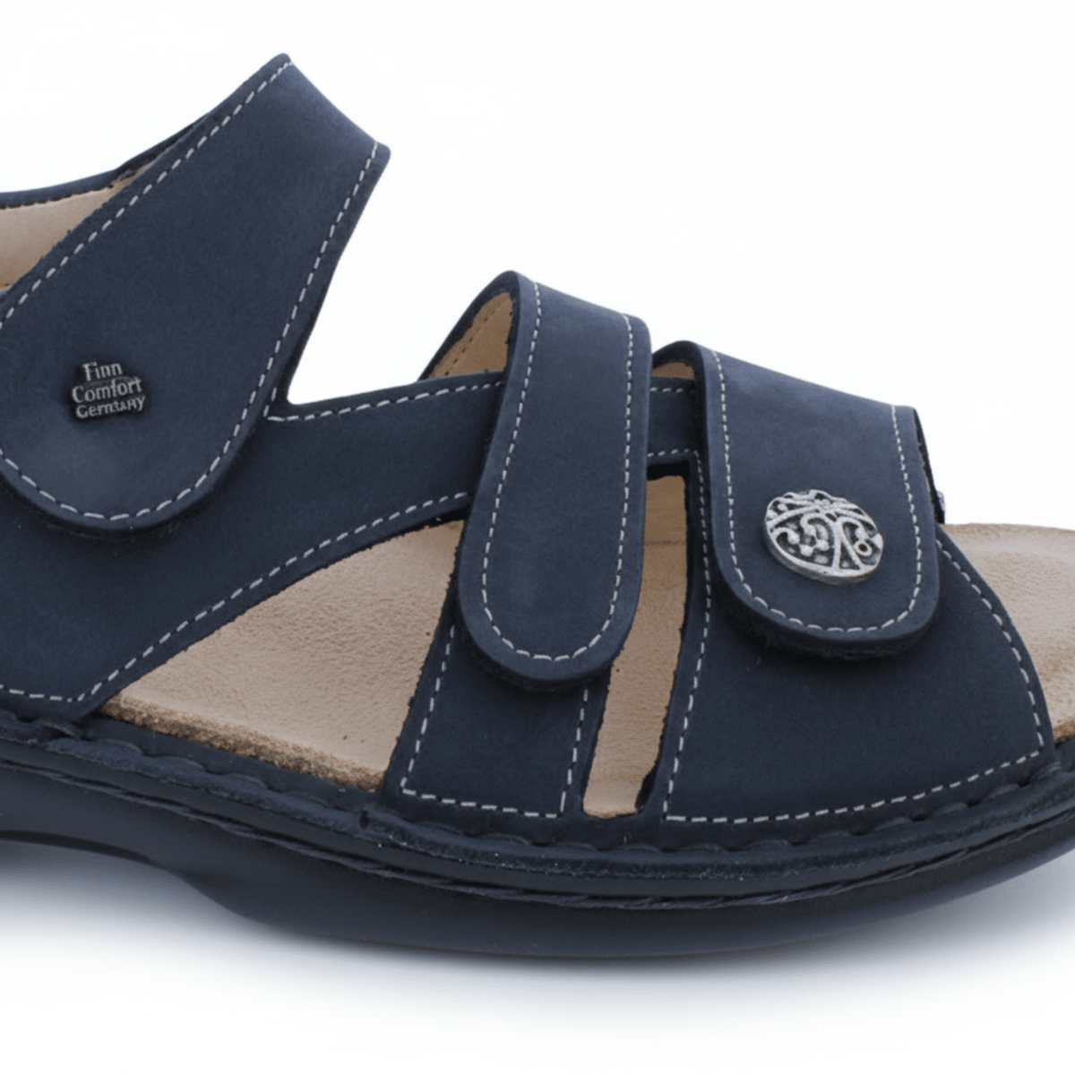 Finn Comfort Women's Biella Soft Marine Nomad Nubuck - 9029974 - Tip Top Shoes of New York