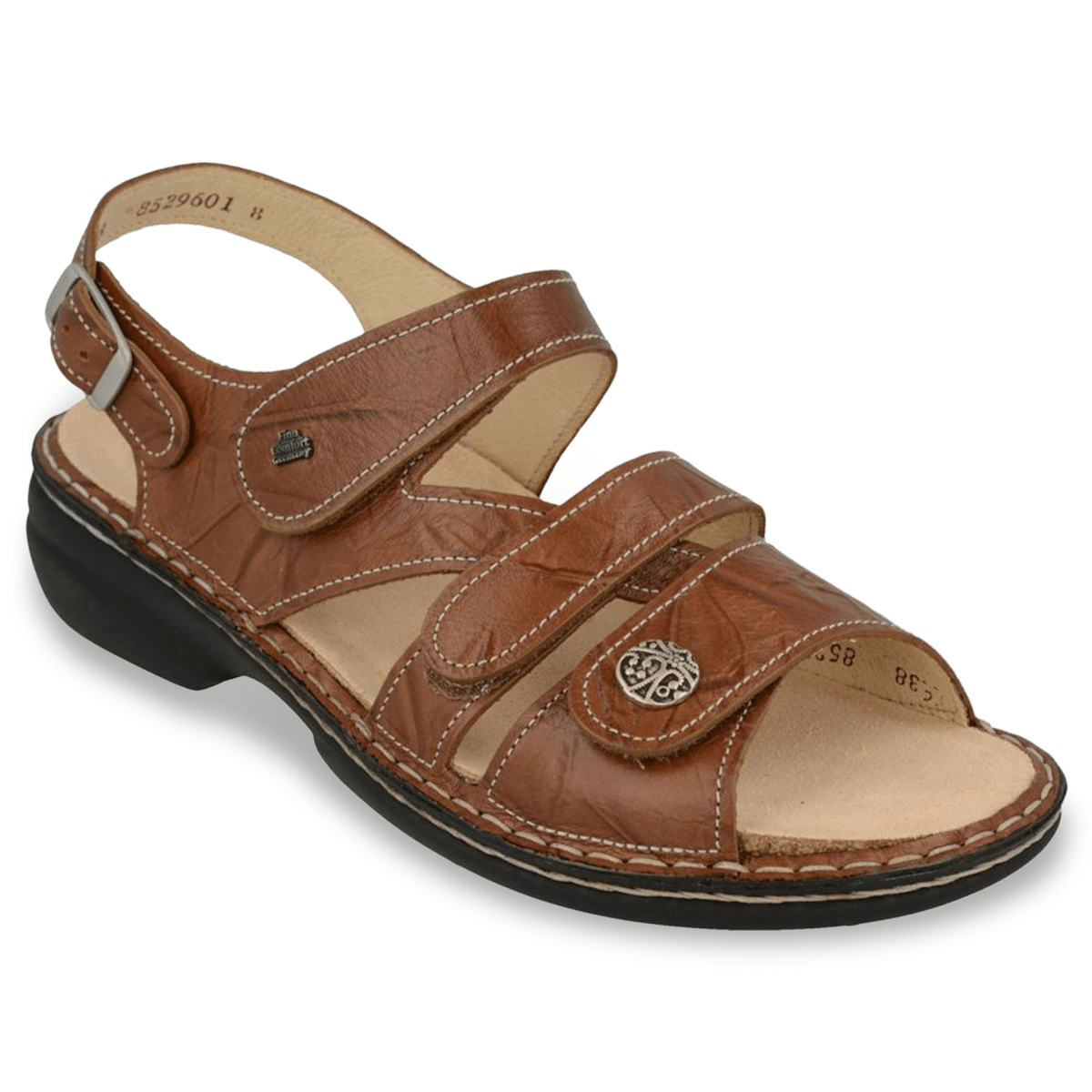 Finn Comfort Women's Gomera Cognac Leather - 407715202017 - Tip Top Shoes of New York