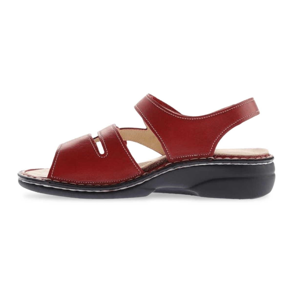 Finn Comfort Women's Gomera Red Leather - 319414 - Tip Top Shoes of New York