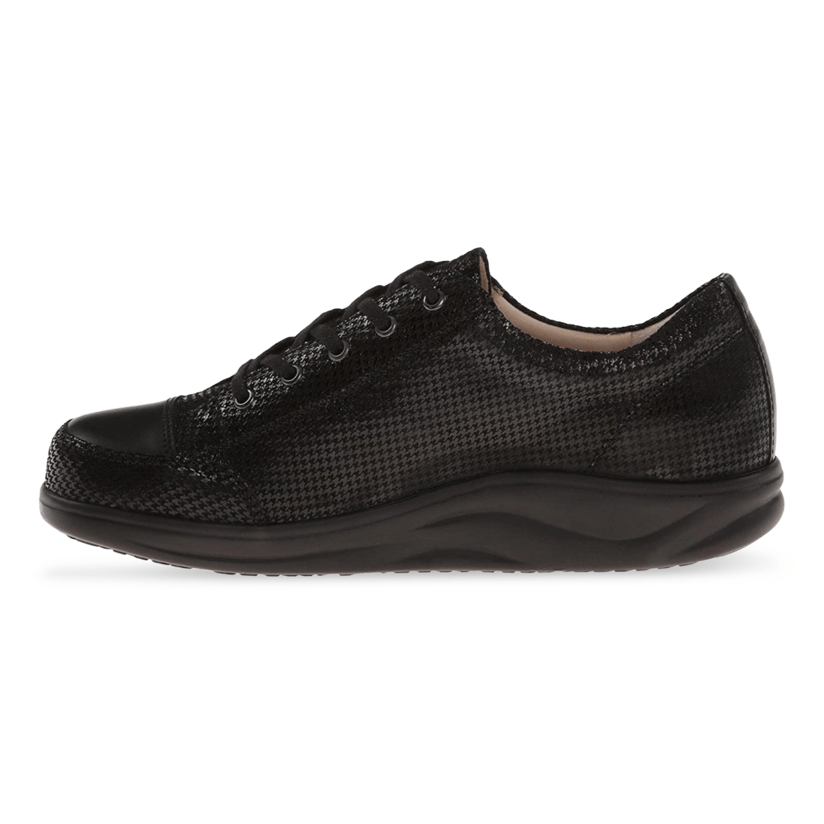 Finn Comfort Women's Ikebukuro Black Print Leather - 407910803019 - Tip Top Shoes of New York