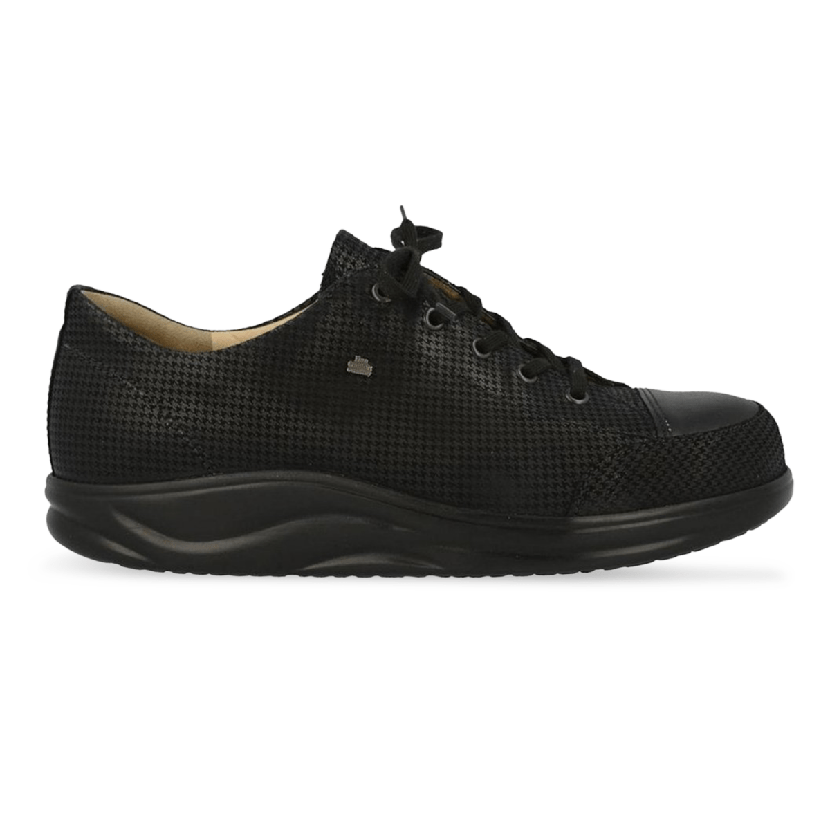 Finn Comfort Women's Ikebukuro Black Print Leather - 407910803019 - Tip Top Shoes of New York