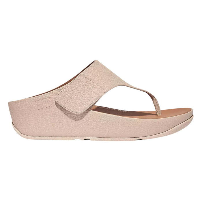 Fit Flop Women's Shuv Adjust Stone Beige Leather Thong - 1082747 - Tip Top Shoes of New York
