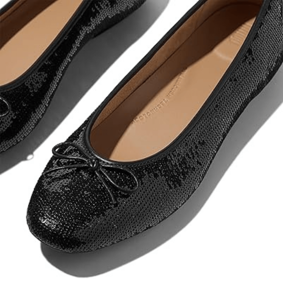 FitFlop Women's Delicato Bow Black Sequin - 1099559 - Tip Top Shoes of New York