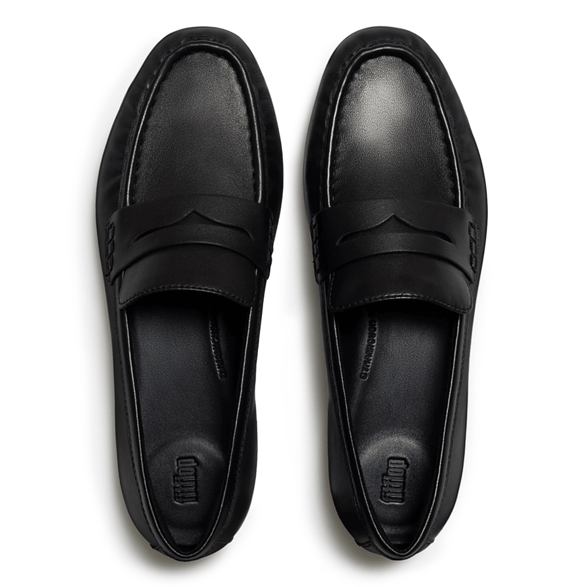 FitFlop Women's Delicato Loafer Black Leather - 1111811 - Tip Top Shoes of New York