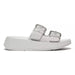 FitFlop Women's F-Mode Buckle Shimmer Silver - 1082778 - Tip Top Shoes of New York