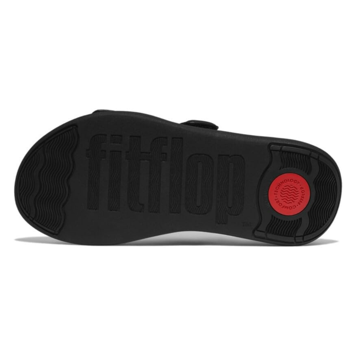 FitFlop Women's F - Mode GO Adjustable Two - Bar All Black - 1092681 - Tip Top Shoes of New York