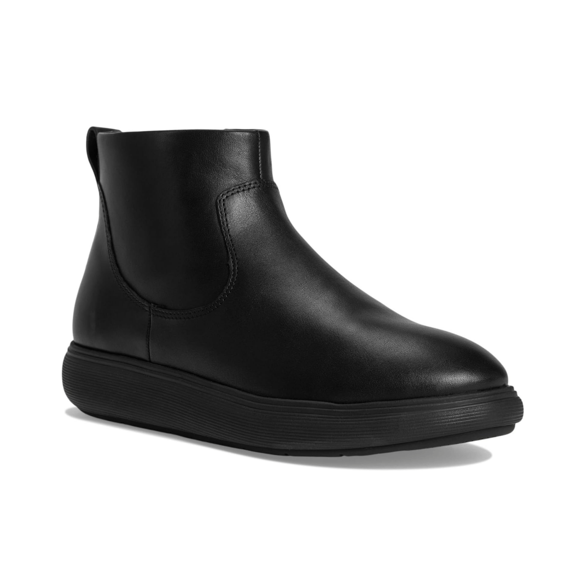 FitFlop Women's IQ - Comff Ankle Boot Black Leather - 1099611 - Tip Top Shoes of New York