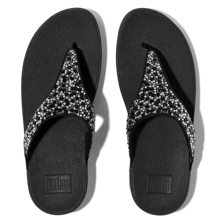 FitFlop Women's Lulu Crystal Mix Black - 1092617 - Tip Top Shoes of New York