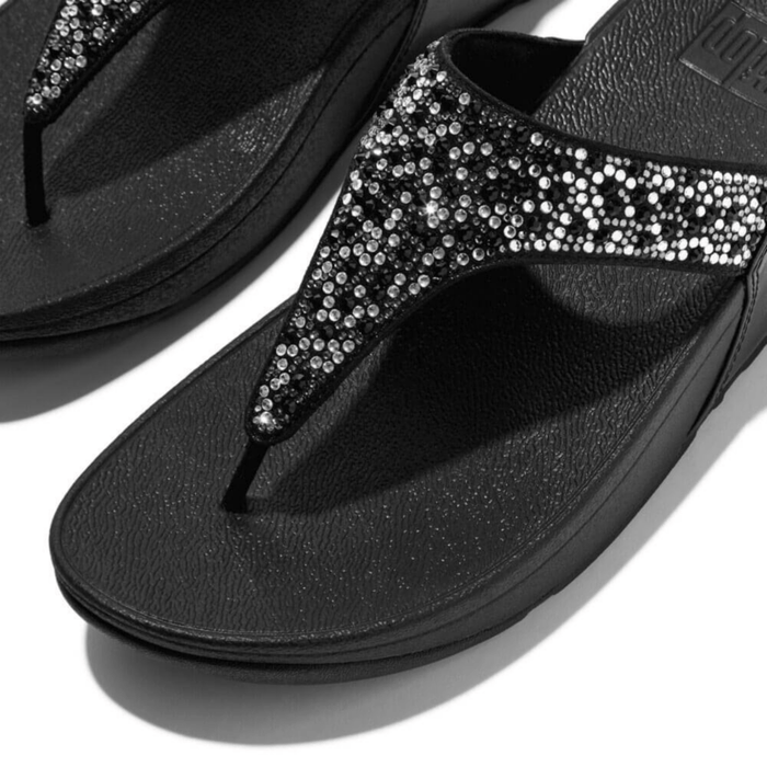 FitFlop Women's Lulu Crystal Mix Black - 1092617 - Tip Top Shoes of New York