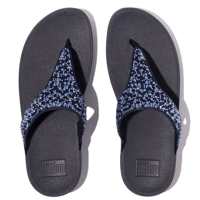 FitFlop Women's Lulu Crystal Mix Navy - 1092634 - Tip Top Shoes of New York