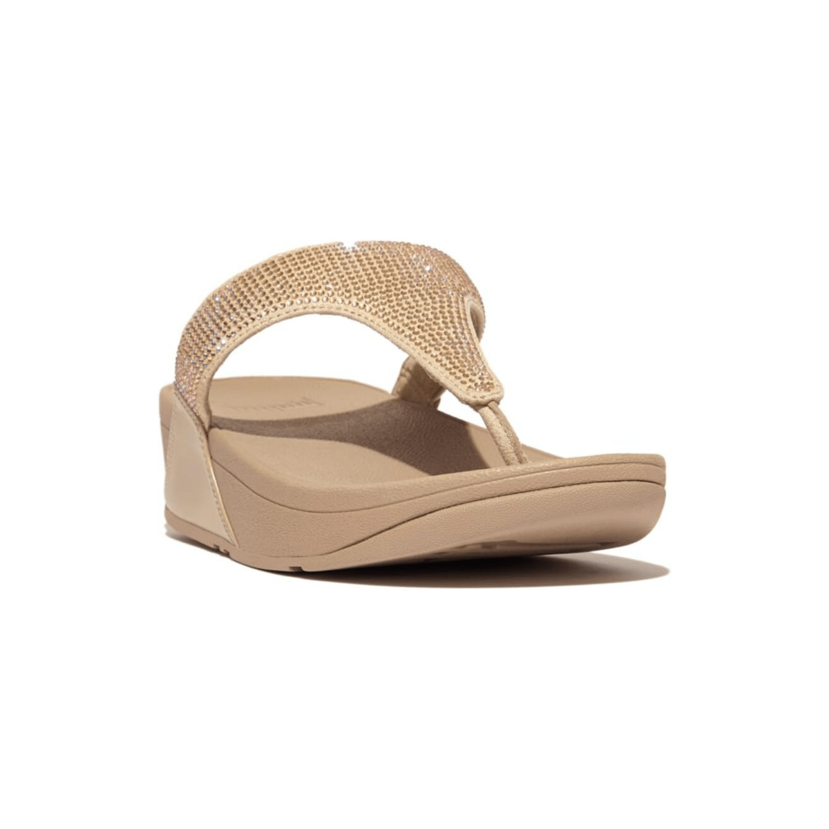 FitFlop Women's Lulu Crystal Toe - Post Latte Beige - 1092609 - Tip Top Shoes of New York