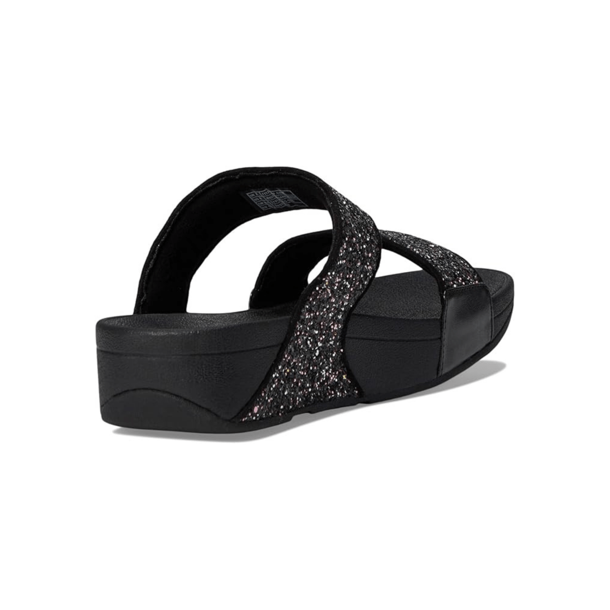 FitFlop Women's Lulu Glitter Slide Black Multi - 1099586 - Tip Top Shoes of New York