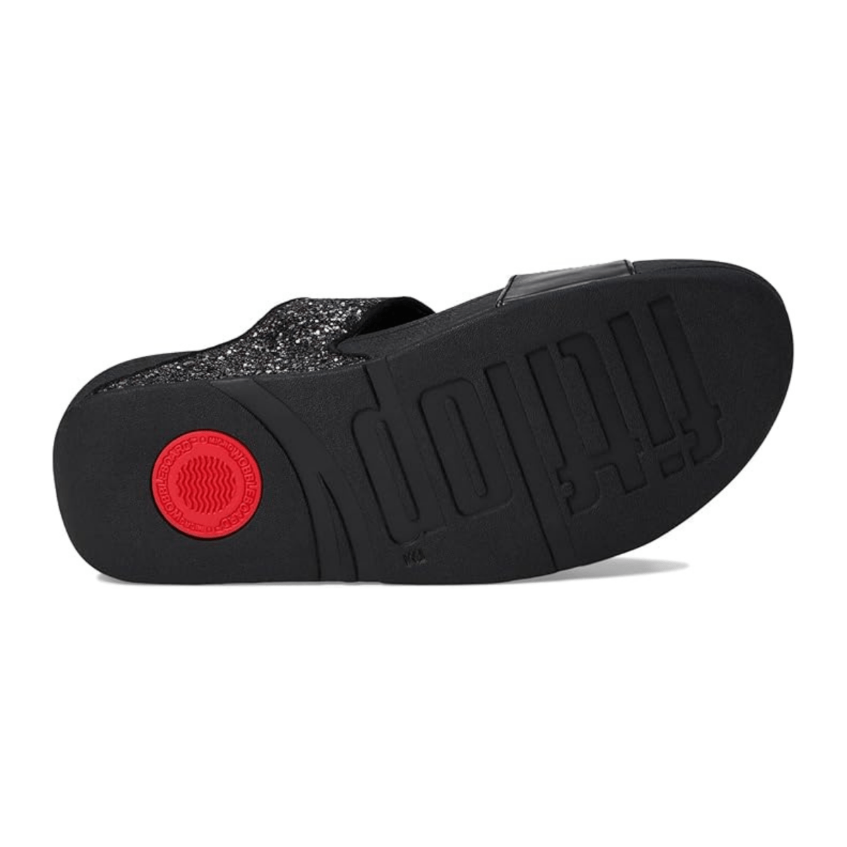 FitFlop Women's Lulu Glitter Slide Black Multi - 1099586 - Tip Top Shoes of New York