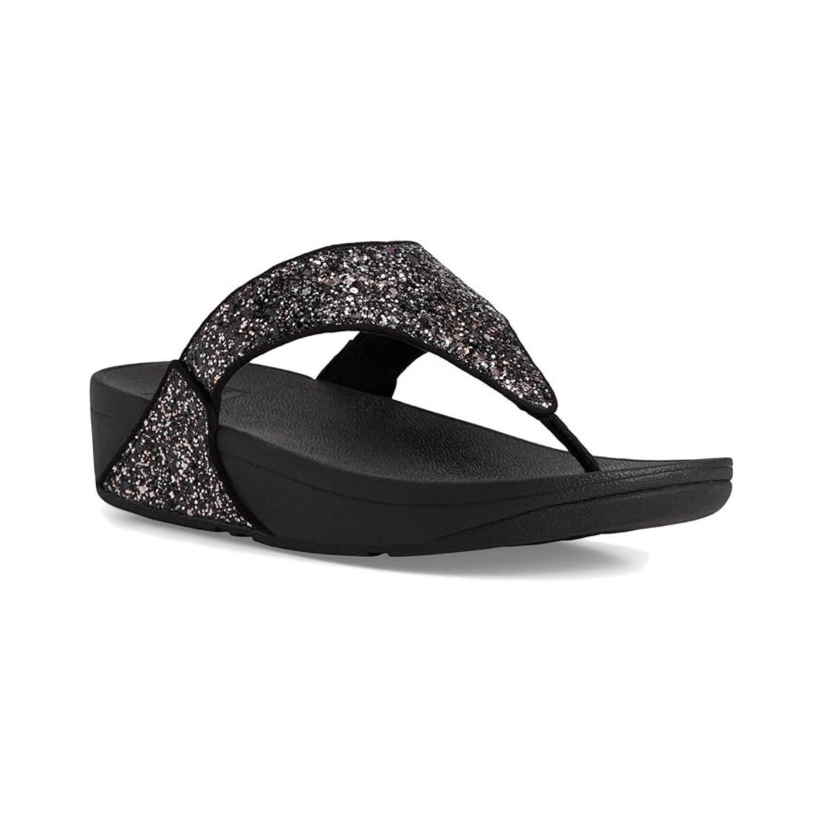 FitFlop Women's Lulu Glitter Toe - Post Black Multi - 1099594 - Tip Top Shoes of New York
