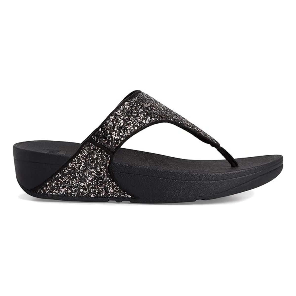 FitFlop Women's Lulu Glitter Toe - Post Black Multi - 1099594 - Tip Top Shoes of New York