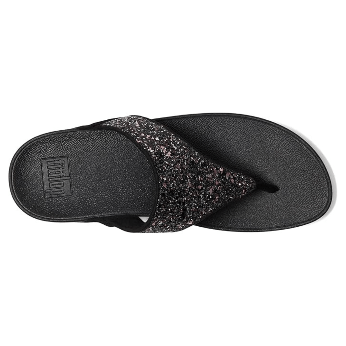 FitFlop Women's Lulu Glitter Toe - Post Black Multi - 1099594 - Tip Top Shoes of New York