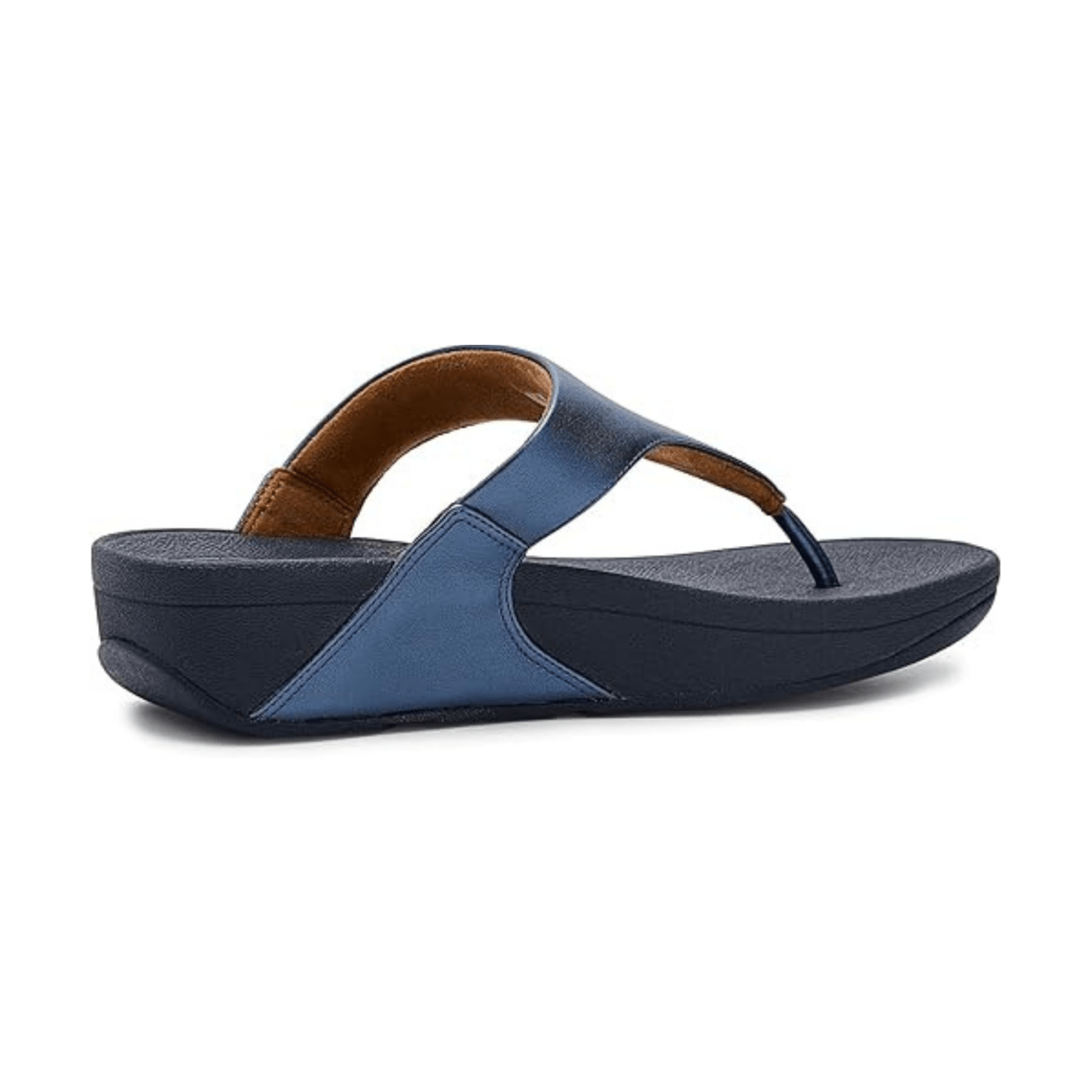 FitFlop Women's Lulu Toe - Post Cosmic Blue Metallic Leather - 9031893 - Tip Top Shoes of New York