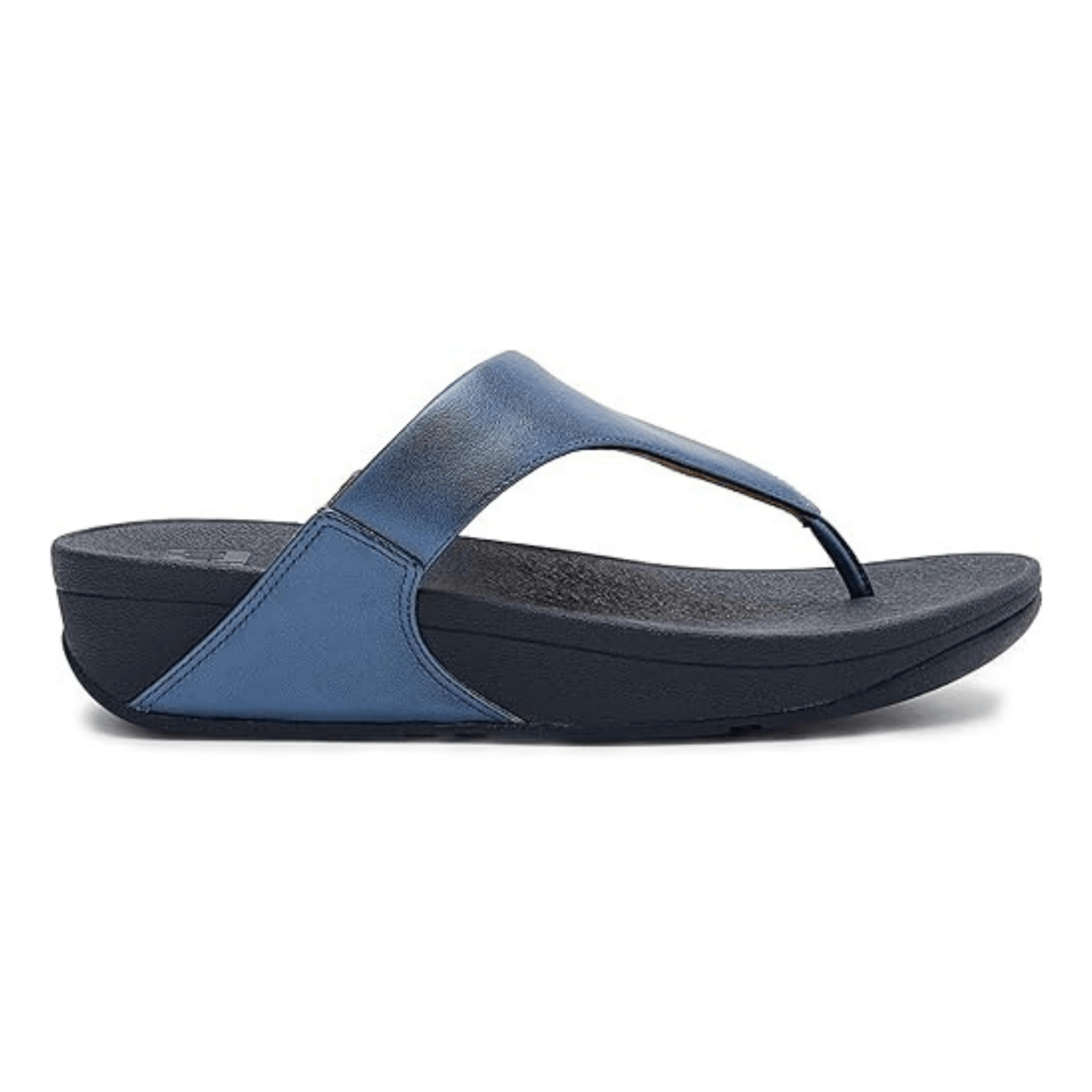 FitFlop Women's Lulu Toe - Post Cosmic Blue Metallic Leather - 9031893 - Tip Top Shoes of New York