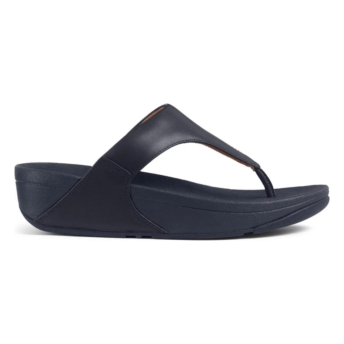 FitFlop Women's Lulu Toe - Post Deep Blue Leather - 1099570 - Tip Top Shoes of New York