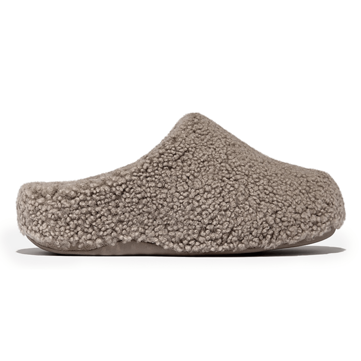 FitFlop Women's Shuv Curly - Shearling Clog Taupe - 1099619 - Tip Top Shoes of New York