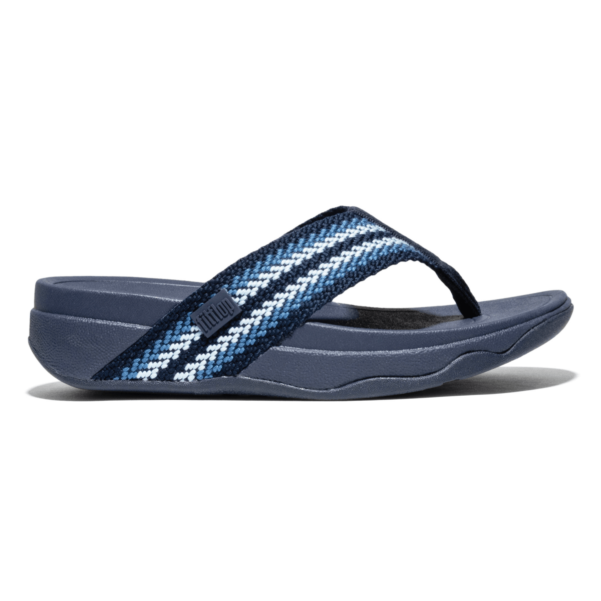 FitFlop Women's Surfa Stripe - Webbing Cosmic Blue Mix - 9031921 - Tip Top Shoes of New York