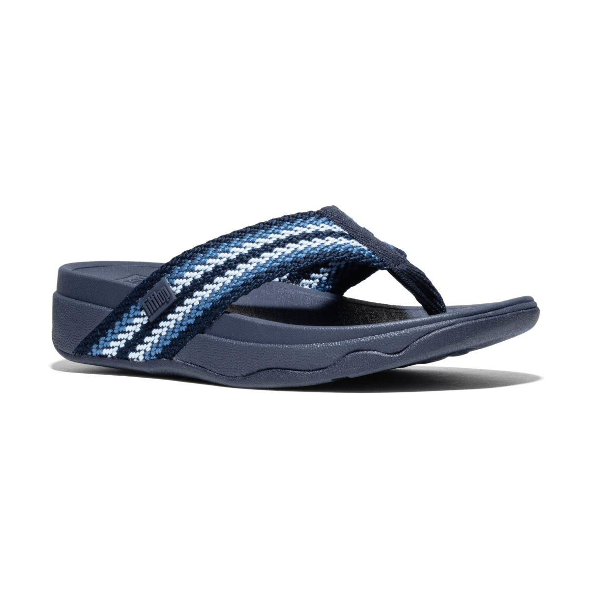 FitFlop Women's Surfa Stripe - Webbing Cosmic Blue Mix - 9031921 - Tip Top Shoes of New York