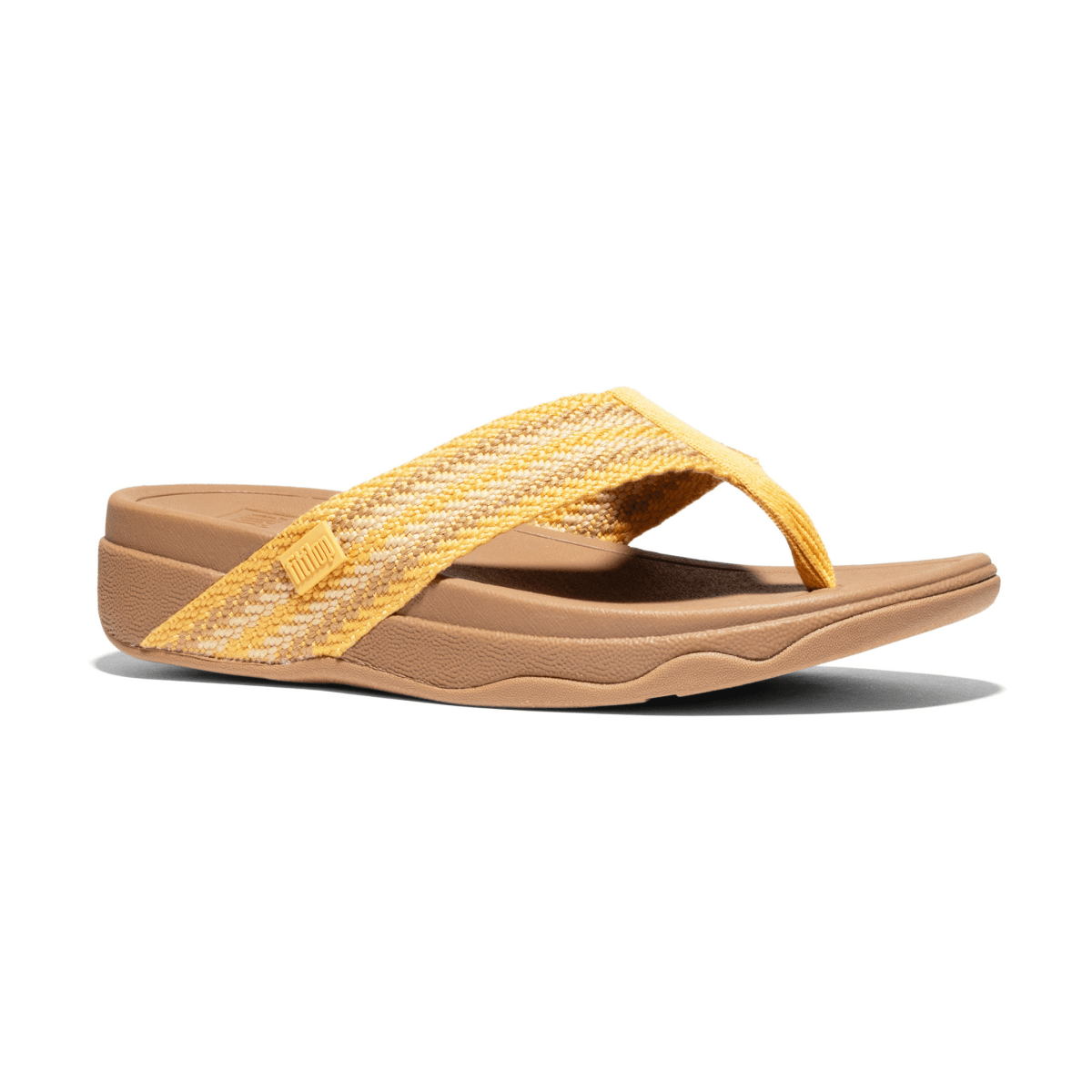 FitFlop Women's Surfa Stripe - Webbing Turmeric/Classic Tan Mix - 9031929 - Tip Top Shoes of New York