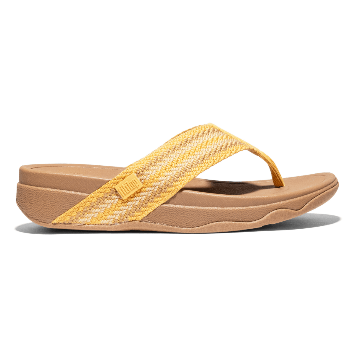 FitFlop Women's Surfa Stripe - Webbing Turmeric/Classic Tan Mix - 9031929 - Tip Top Shoes of New York