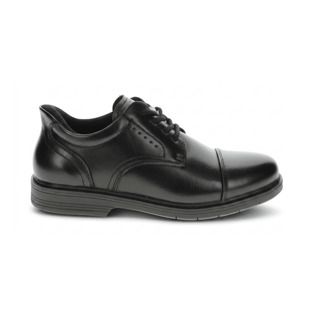Florsheim Boys Highrise Cap HF Jr. Black Slip-Ins - 1112021 - Tip Top Shoes of New York