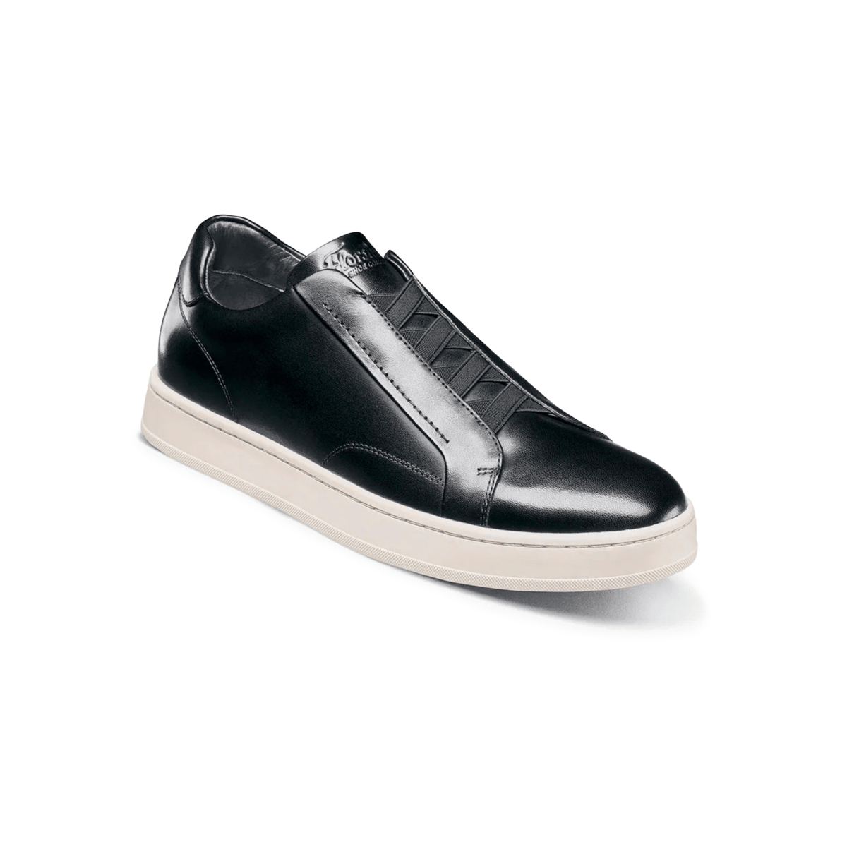 Florsheim Boys Monopoli Elastic Black/White - 1112000 - Tip Top Shoes of New York