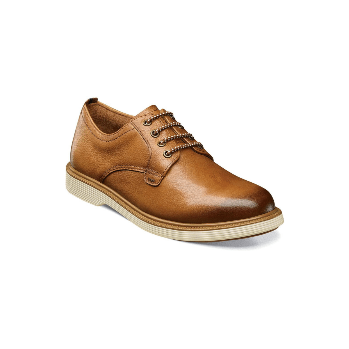 Florsheim Boys' (Sizes 1 - 6) Sapacush Plain Toe Oxford Cognac - 905511 - Tip Top Shoes of New York