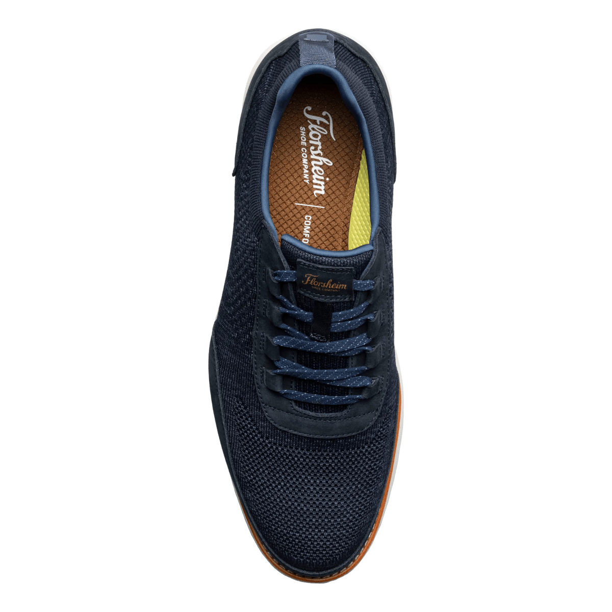 Florsheim Men's Launch Knit Elastic Navy - 9024109 - Tip Top Shoes of New York