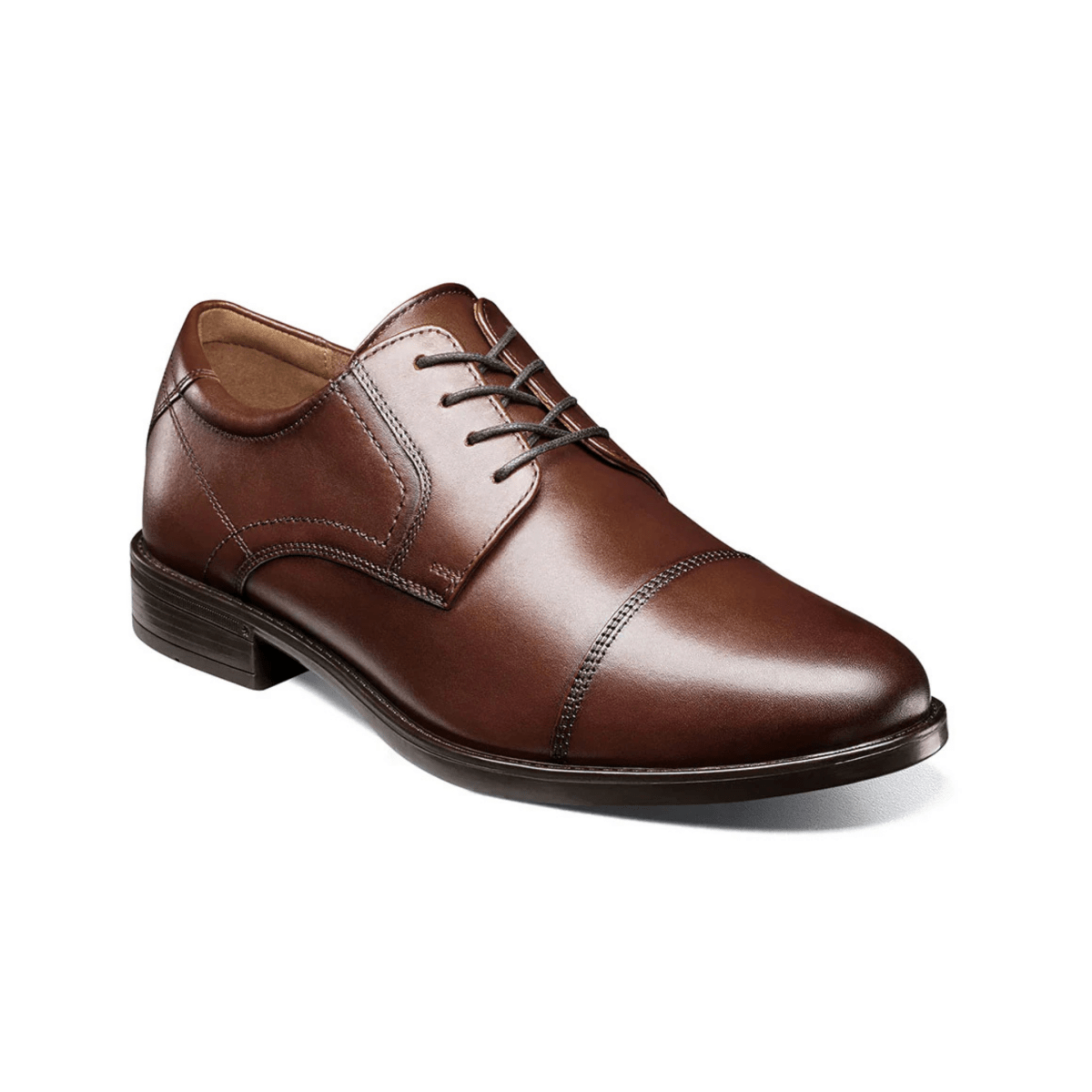 Florsheim Men's Midtown Cap Toe Oxford Cognac Leather - 9023991 - Tip Top Shoes of New York