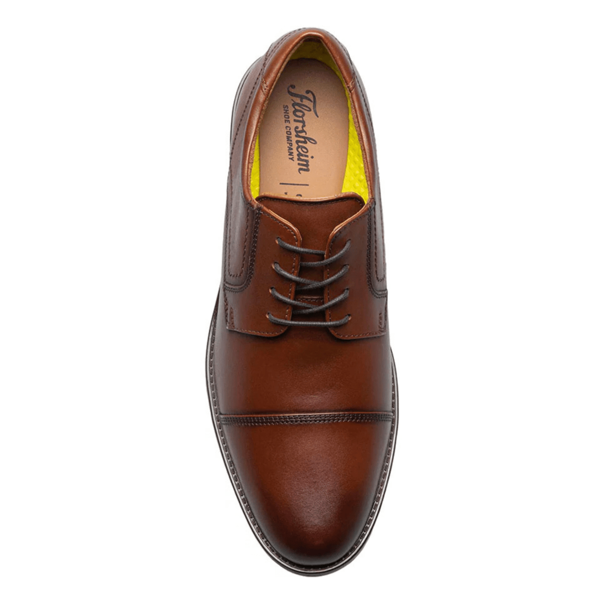 Florsheim Men's Midtown Cap Toe Oxford Cognac Leather - 9023991 - Tip Top Shoes of New York