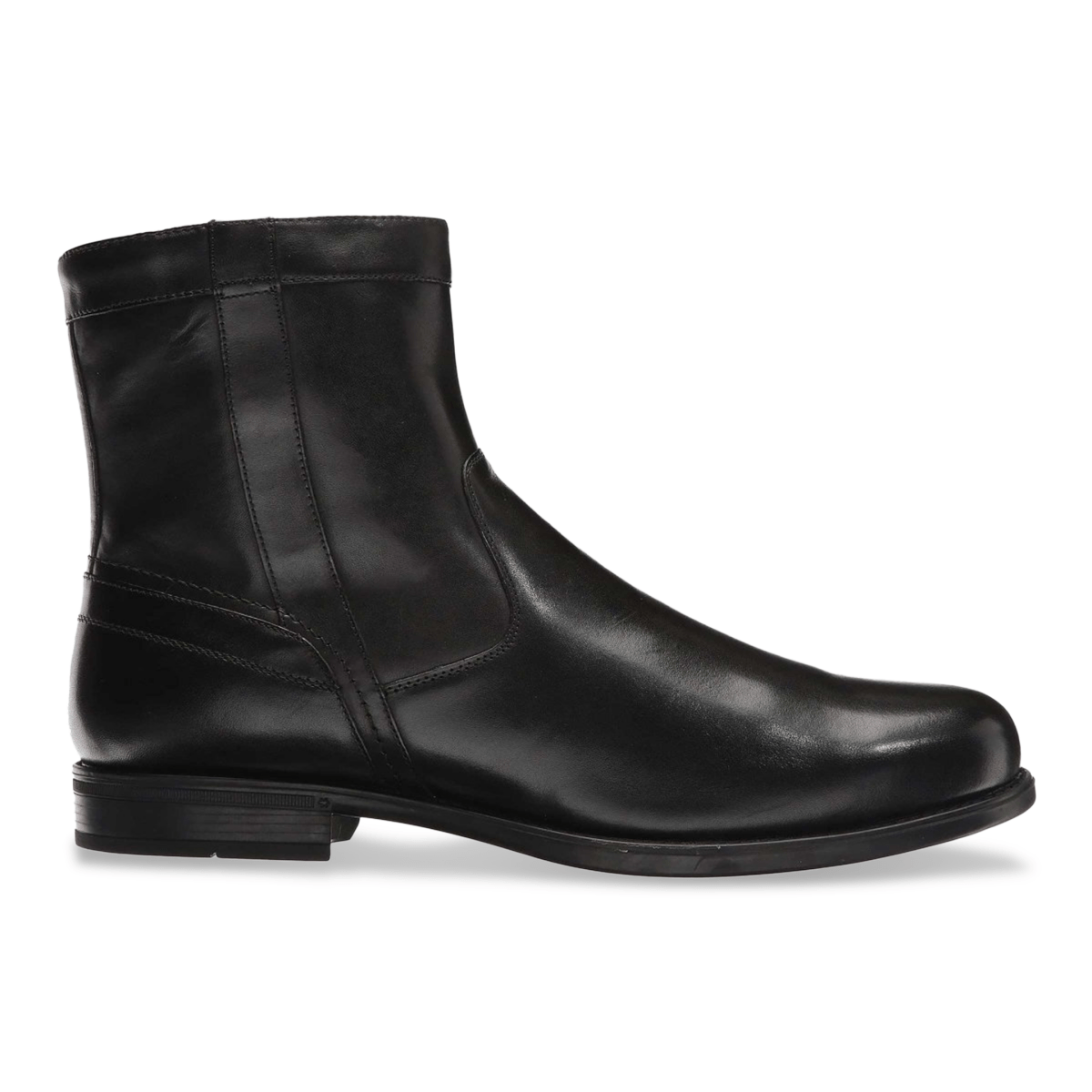Florsheim Men's Midtown Plain Toe Zip Boot Black - 355803 - Tip Top Shoes of New York