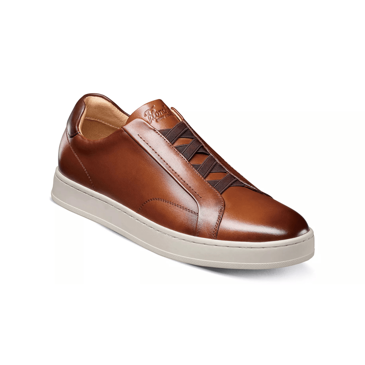 Florsheim Men's Monopoli Elastic Lace Cognac - 9024159 - Tip Top Shoes of New York