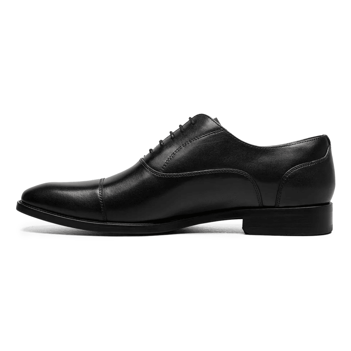Florsheim Men's Sorrento Lux Cap Toe Black Leather - 11041746 - Tip Top Shoes of New York