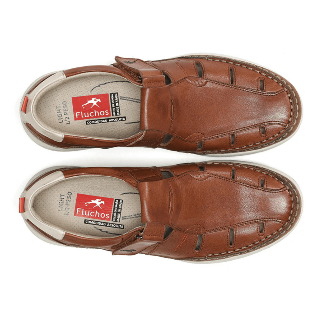 Fluchos Men's Kai Fisherman Brown Leather - 3019068 - Tip Top Shoes of New York