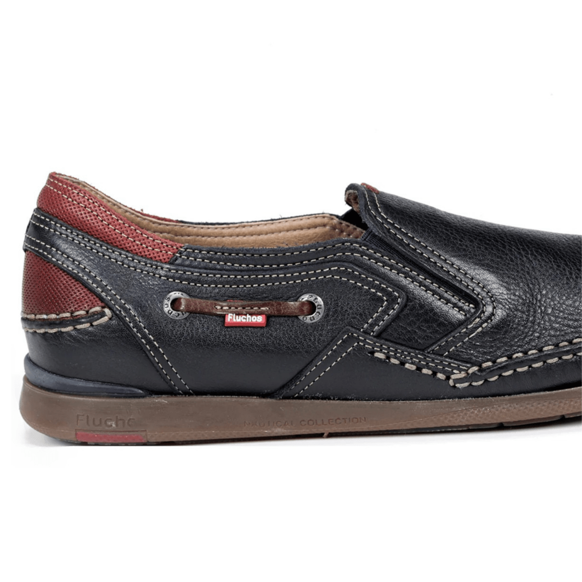 Fluchos Men's Mariner Dark Blue Leather - 3019074 - Tip Top Shoes of New York