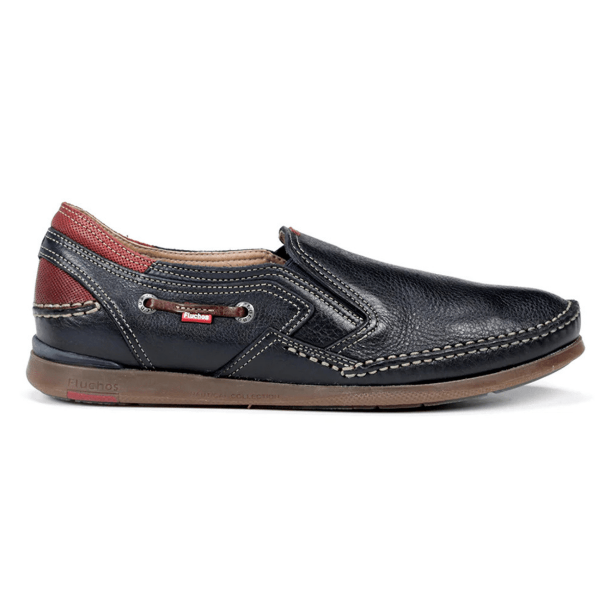 Fluchos Men's Mariner Dark Blue Leather - 3019074 - Tip Top Shoes of New York