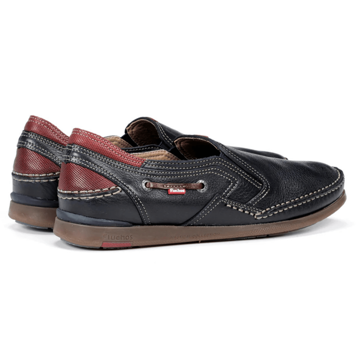 Fluchos Men's Mariner Dark Blue Leather - 3019074 - Tip Top Shoes of New York