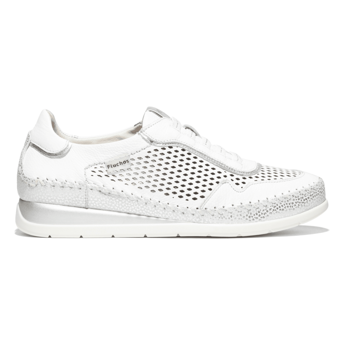 Fluchos Women's Sella Indios White Leather - 9030631 - Tip Top Shoes of New York
