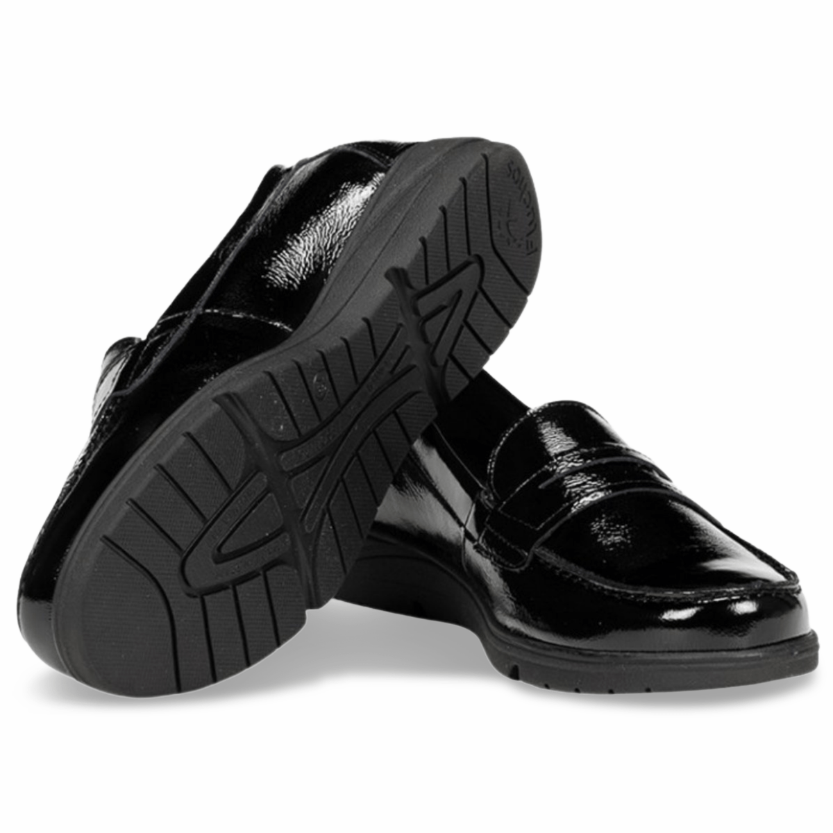 Fluchos Women's Styll F1835 Black Patent - 9018032 - Tip Top Shoes of New York