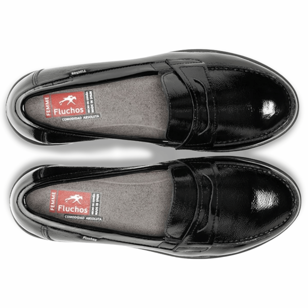 Fluchos Women's Styll F1835 Black Patent - 9018032 - Tip Top Shoes of New York