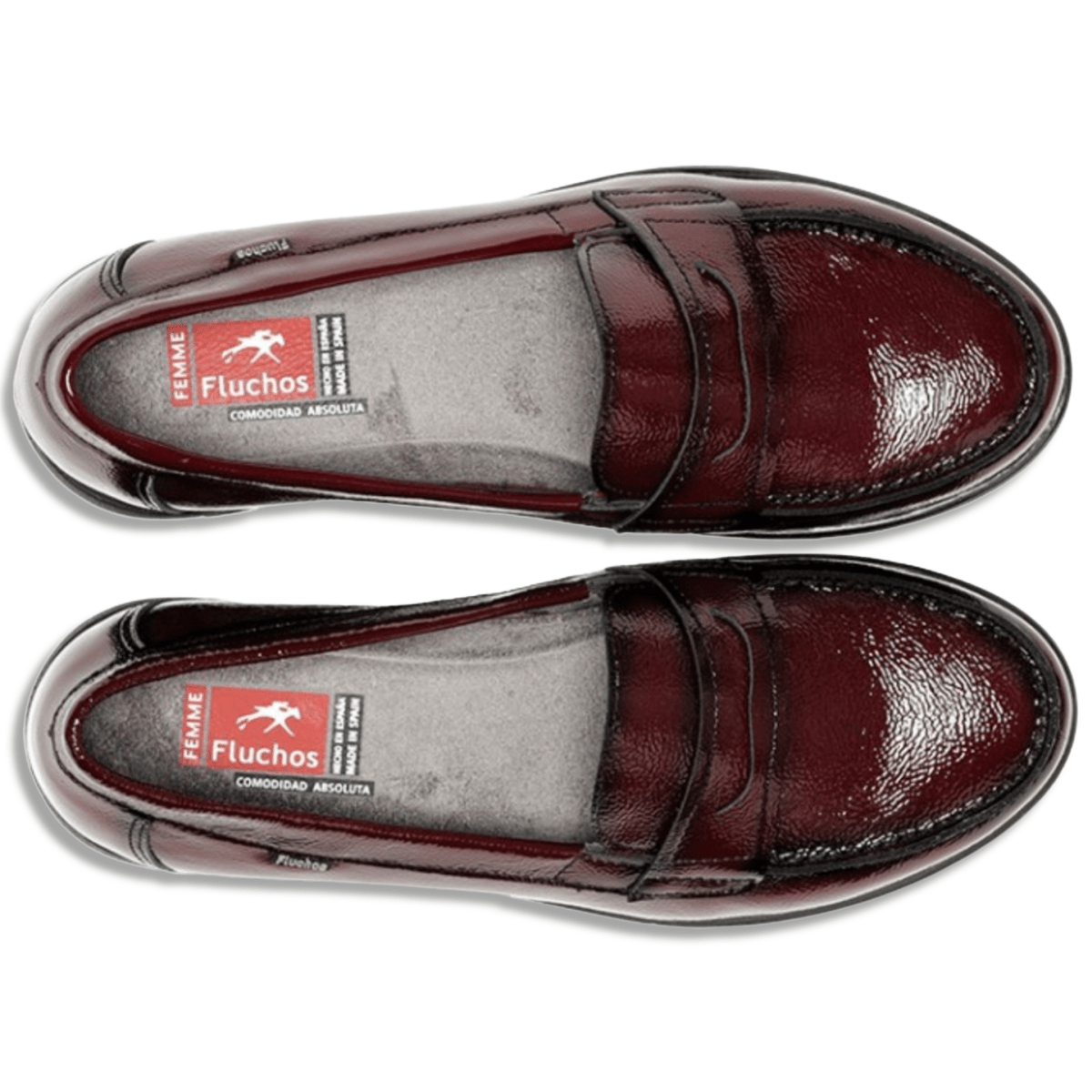 Fluchos Women's Styll F1835 Red Patent - 9018042 - Tip Top Shoes of New York