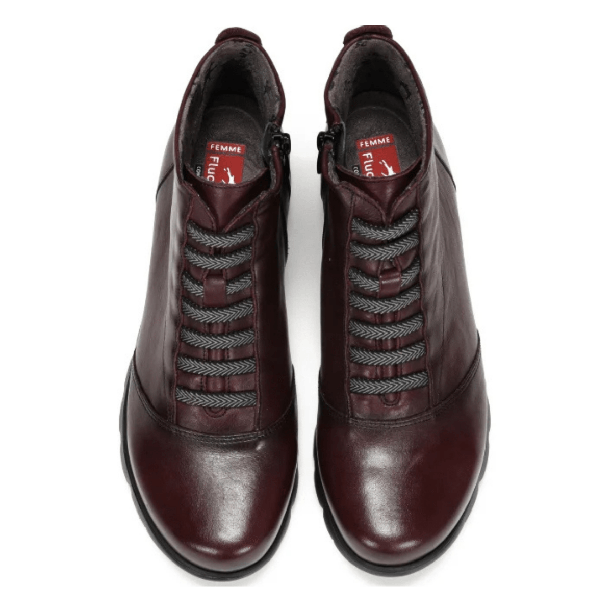 Fluchos Women's Susan Ankle Boot F0356 Burgundy/Bordeaux - 9027114 - Tip Top Shoes of New York