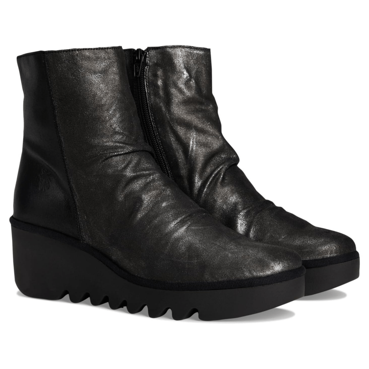 Fly London Women's BAAN538FLY Silver/Black - 9018180 - Tip Top Shoes of New York